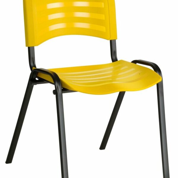 Cadeira Empilhável Iso Linha Polipropileno Iso Amarelo
