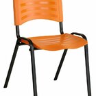 Cadeira Empilhável Iso Linha Polipropileno Iso Laranja Laranja