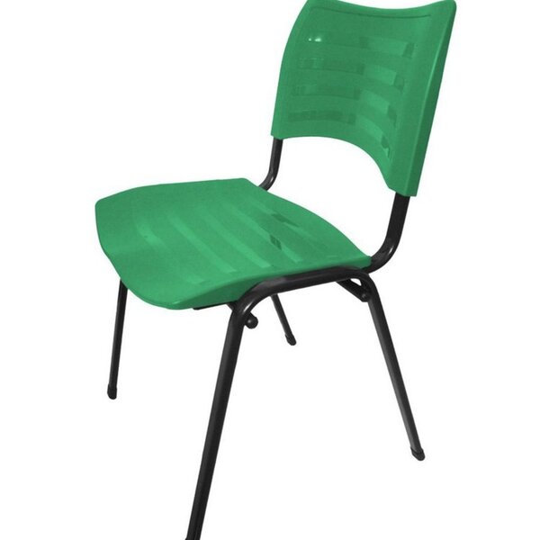 Cadeira Empilhável Iso Linha Polipropileno Iso Verde