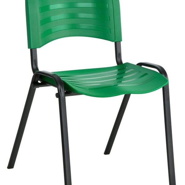 Cadeira Empilhável Iso Linha Polipropileno Iso Verde Verde