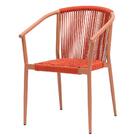 Cadeira Empilhável Oliveta Rivatti 57 Cm (larg) Estrutura Alu