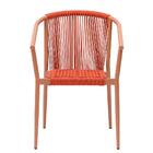 Cadeira Empilhável Oliveta Rivatti 57 Cm (larg) Estrutura Alu