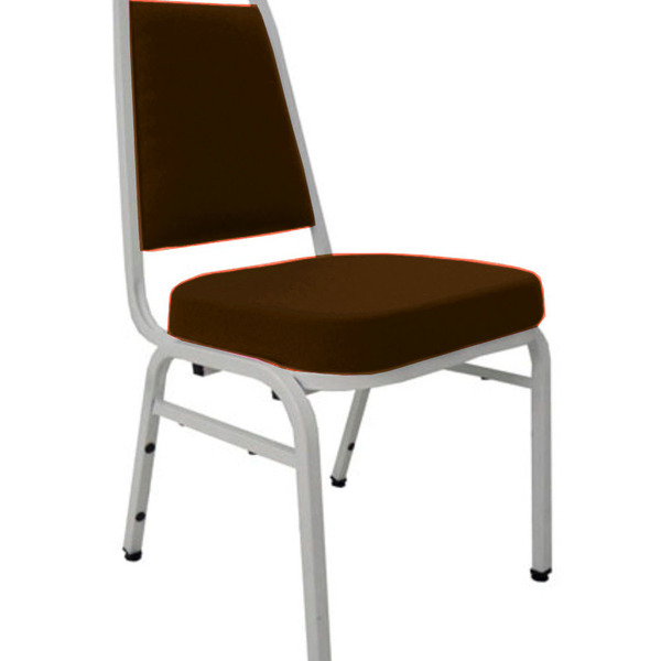 Cadeira Empilhável Para Auditórios Linha Hotel Plus Marrom