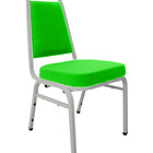 Cadeira Empilhável Para Auditórios Linha Hotel Plus Verde
