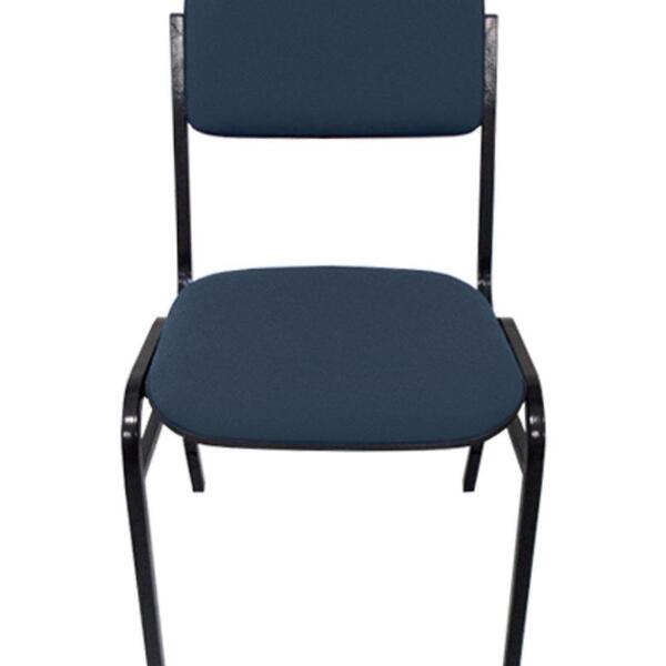 Cadeira Empilhável Para Auditórios Linha Hotel Smart Azul