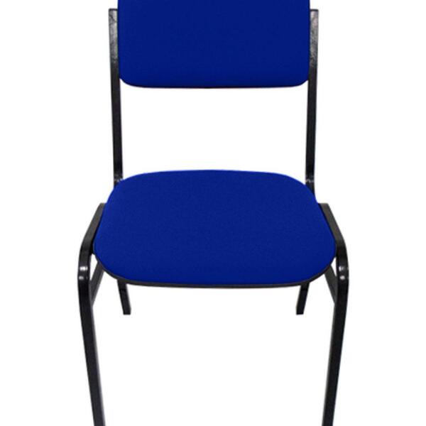 Cadeira Empilhável Para Auditórios Linha Hotel Smart Azul