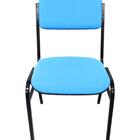 Cadeira Empilhável Para Auditórios Linha Hotel Smart Azul