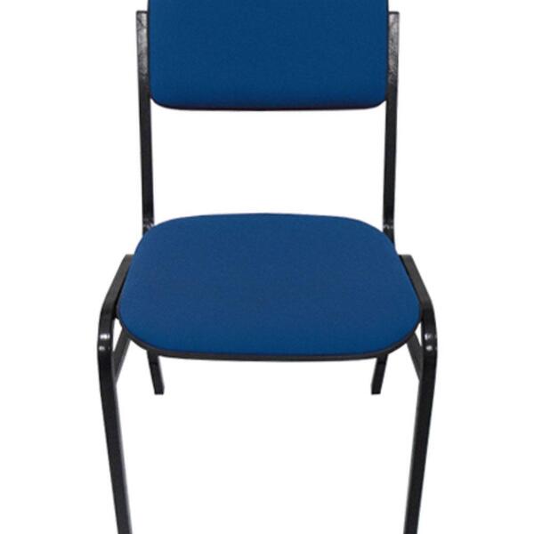 Cadeira Empilhável Para Auditórios Linha Hotel Smart Azul