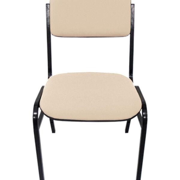 Cadeira Empilhável Para Auditórios Linha Hotel Smart Bege