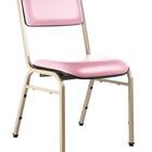 Cadeira Empilhável Para Auditórios Linha Hotel Smart Rosa