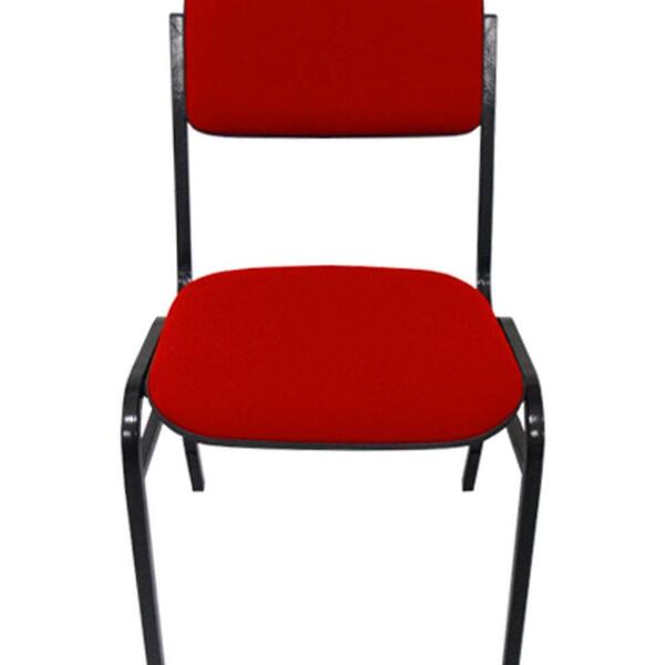 Cadeira Empilhável Para Auditórios Linha Hotel Smart Vemelho