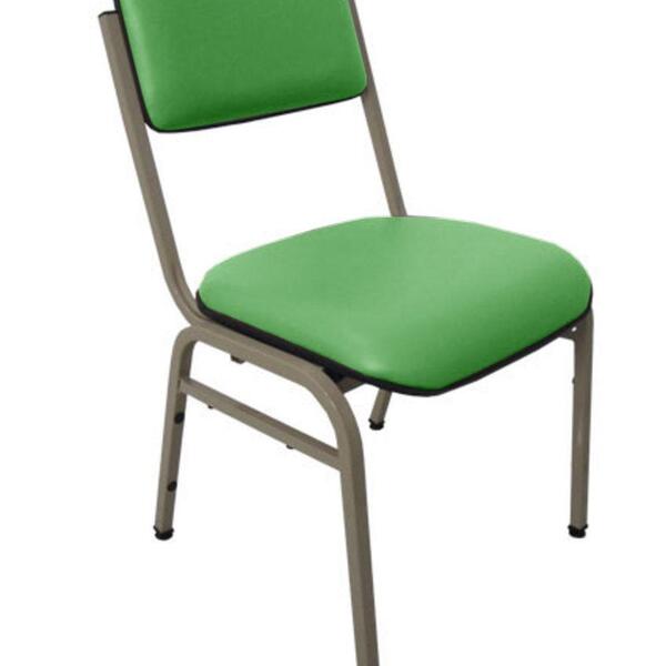 Cadeira Empilhável Para Auditórios Linha Hotel Smart Verde