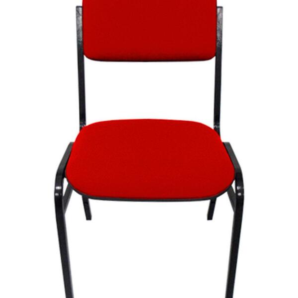 Cadeira Empilhável Para Auditórios Linha Hotel Smart Vermelho