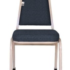 Cadeira Empilhável Para Hotelaria Linha Hotel Jersey Azul