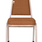 Cadeira Empilhável Para Hotelaria Linha Hotel Jersey Marrom