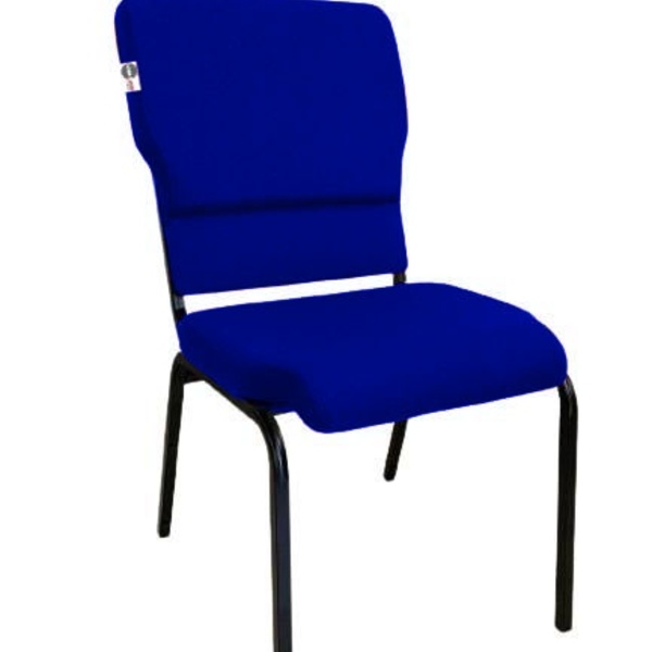 Cadeira Empilhável Para Igrejas Evangélicas Linha Church Azul