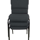 Cadeira Empilhável Para Igrejas Evangélicas Linha Church Cinza