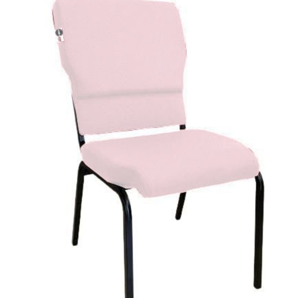 Cadeira Empilhável Para Igrejas Evangélicas Linha Church Rosa