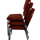 Cadeira Empilhável Para Igrejas Evangélicas Linha Church Verm
