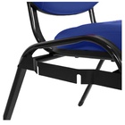 Cadeira Empilhável Para Igrejas Evangélicas Linha Holy Azul