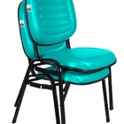 Cadeira Empilhável Para Igrejas Evangélicas Linha Holy Verde