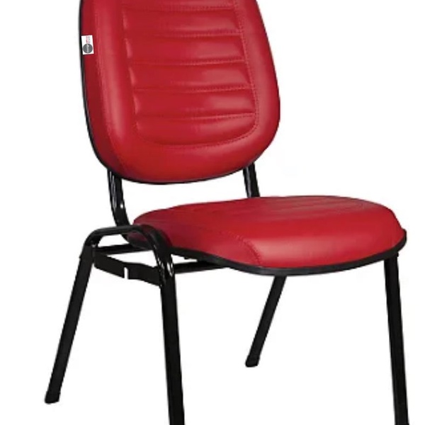 Cadeira Empilhável Para Igrejas Evangélicas Linha Holy Vermel