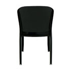 Cadeira Empilhável Tramontina Anna Em Polipropileno Preto