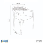 Cadeira Empilhável Trancoso Rivatti Em Aluminio Assento Em Tr