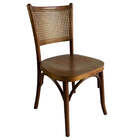 Cadeira Encosto Palhinha Cozinha Confortável Moderna