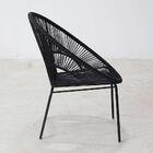Cadeira Ensenada Rattan Preta