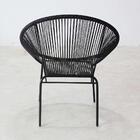 Cadeira Ensenada Rattan Preta