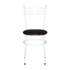 Cadeira Epoxi Branca Para Cozinha  Marrom