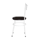 Cadeira Epoxi Branca Para Cozinha  Marrom