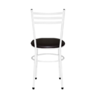 Cadeira Epoxi Branca Para Cozinha  Marrom