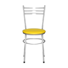 Cadeira Epoxi Cinza Para Cozinha  Amarelo