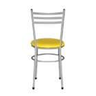 Cadeira Epoxi Cinza Para Cozinha  Amarelo