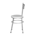 Cadeira Epoxi Cinza Para Cozinha  Branco