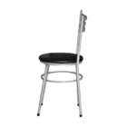 Cadeira Epoxi Cinza Para Cozinha  Preto