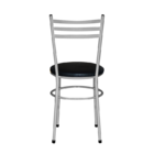 Cadeira Epoxi Cinza Para Cozinha  Preto