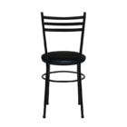 Cadeira Epoxi Preta Para Cozinha  Preto