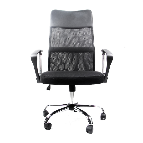 Cadeira Ergonomic Base Nylon E Base Cromada Rodizio Nylon Bra