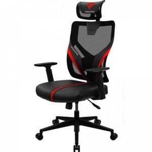 Foto de Cadeira Ergonomic Yama1 Preta/vermelha Thunderx3