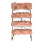 Cadeira Escada Londres C/ Encosto - Preto/facto Azul