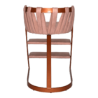 Cadeira Escada Nova York - Preto/pelucia Preto