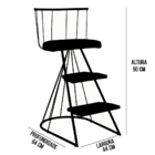 Cadeira Escada Paris - Ouro Dubai/facto Rose