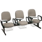 Cadeira Escolar Em Longarina Para Escolas Linha Uno Bege