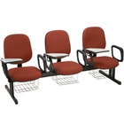 Cadeira Escolar Em Longarina Para Escolas Linha Uno Vermelho