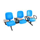 Cadeira Escolar Universitária Em Longarina Com Prancheta Para