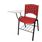 Cadeira Escolar Universitária Plástica – Plástico Vermelho –