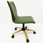 Cadeira Escritório Amanda Cor Verde Oliva Base Cor Dourado Fo